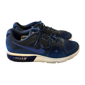 Nike Mens 9.5 Air Max Sequent 719912-404 Blue Running Shoes Sneakers UK 11.5